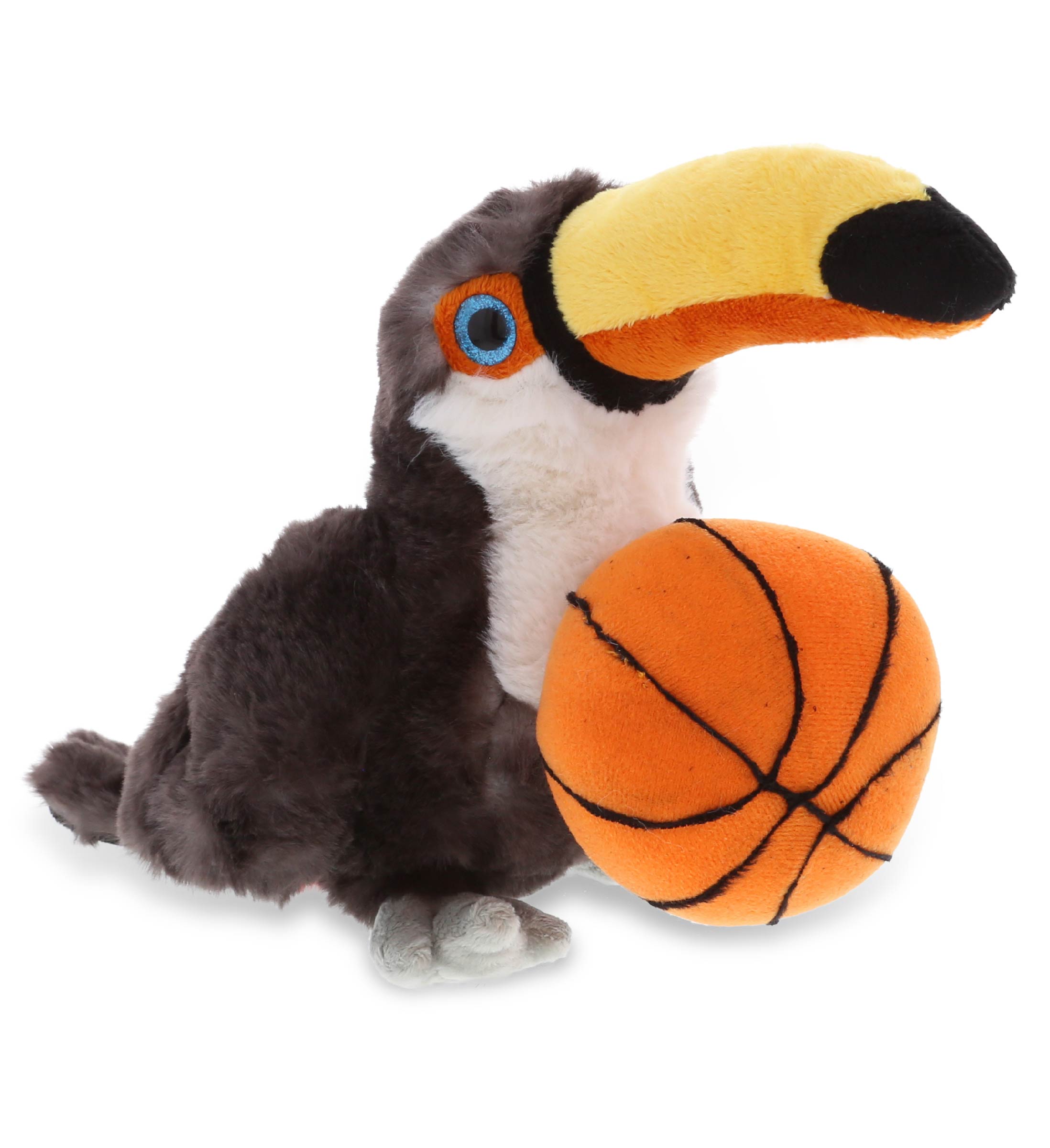 PLUSH BASKETBALL - SUPER SOFT PLUSH - TOUCAN