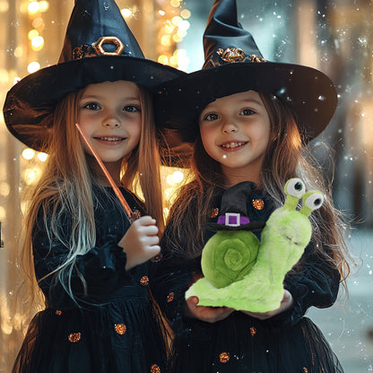 SUPER SOFT PLUSH - GREEN SNAIL WITCH DRESS UP