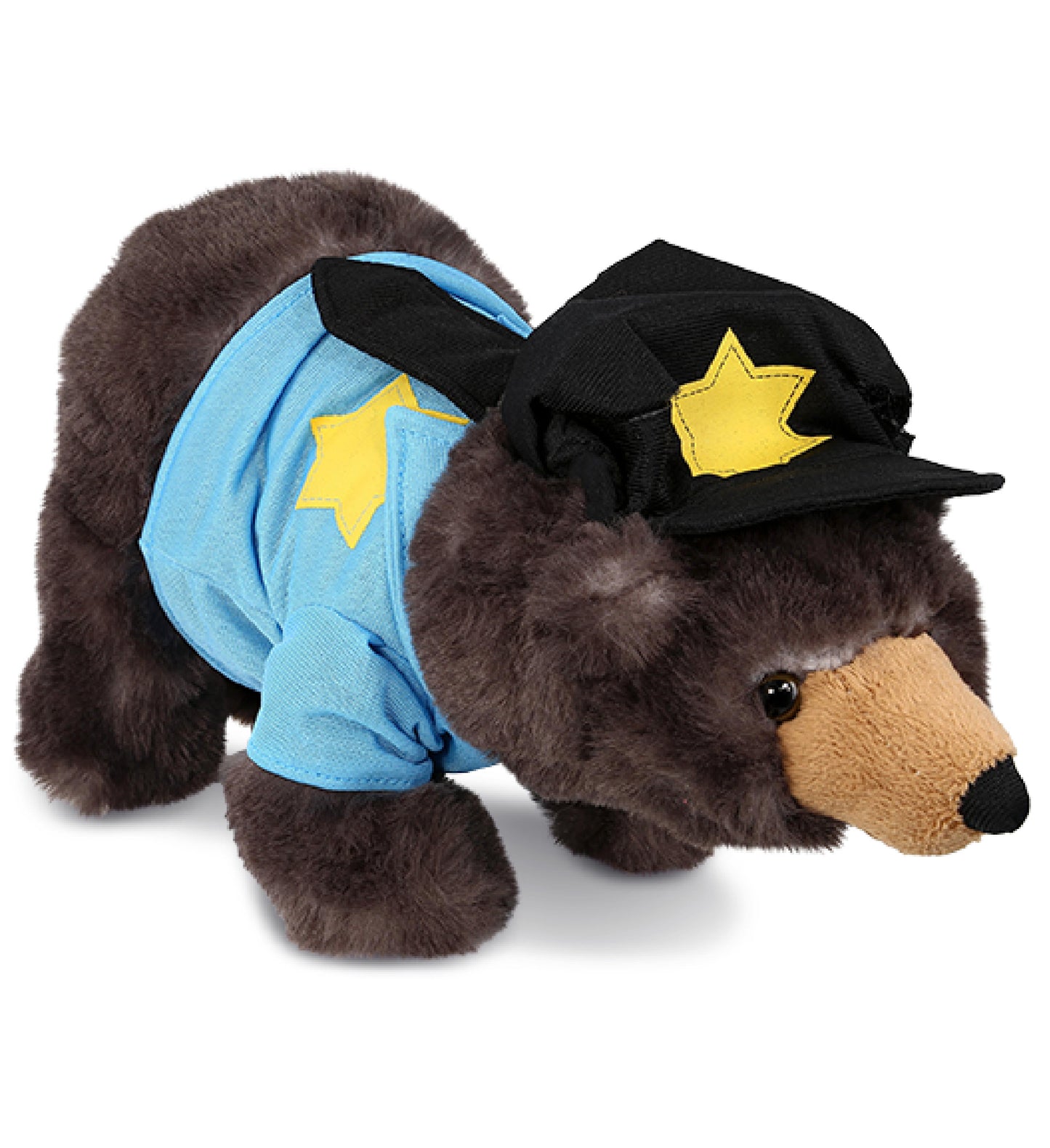 PLUSH POLICE - SUPER SOFT PLUSH - STANDING WILD BLACK BEAR