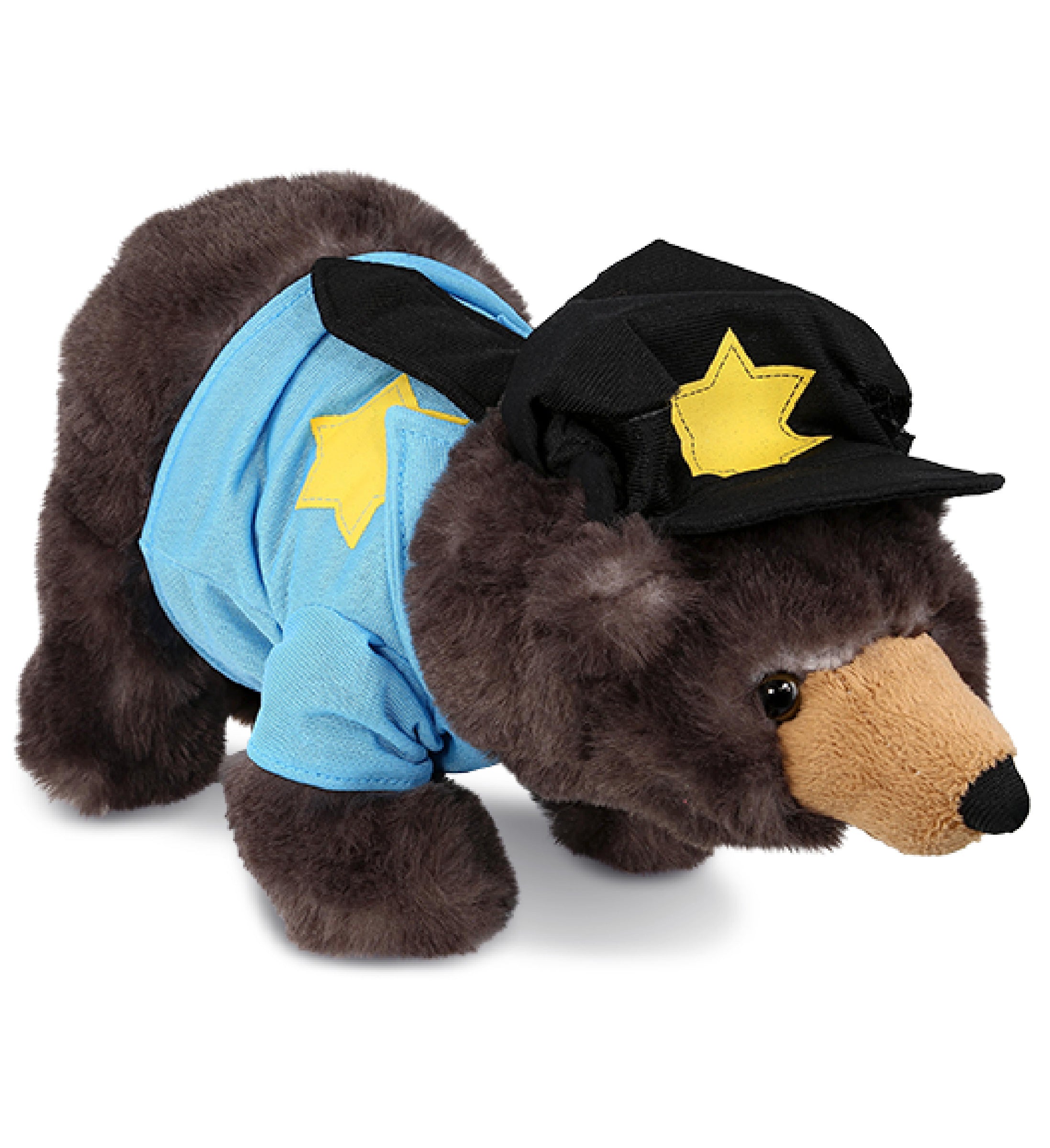 PLUSH POLICE - SUPER SOFT PLUSH - STANDING WILD BLACK BEAR