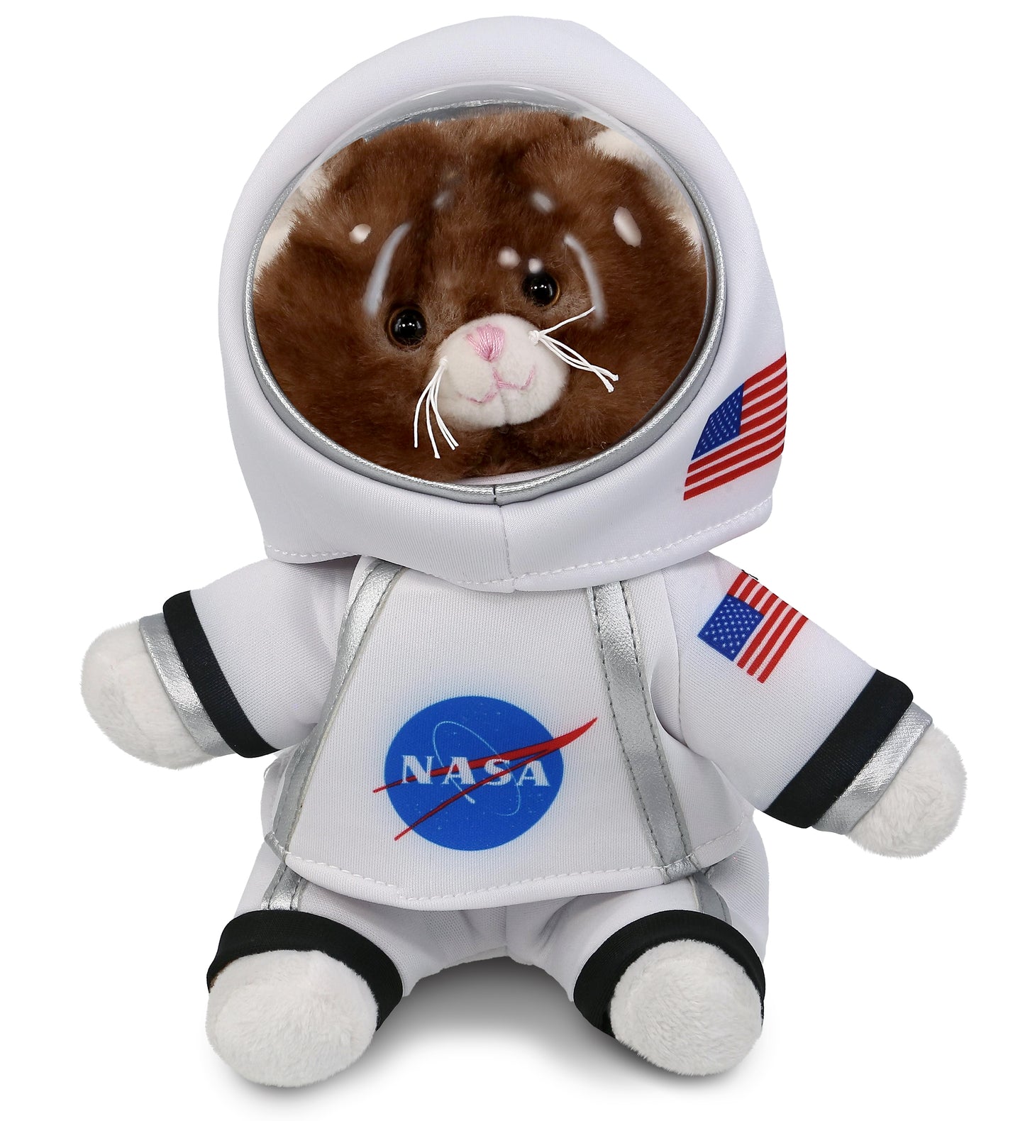 PLUSH ASTRONAUT - SUPER SOFT PLUSH - BROWN CAT