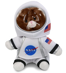 PLUSH ASTRONAUT - SUPER SOFT PLUSH - BROWN CAT