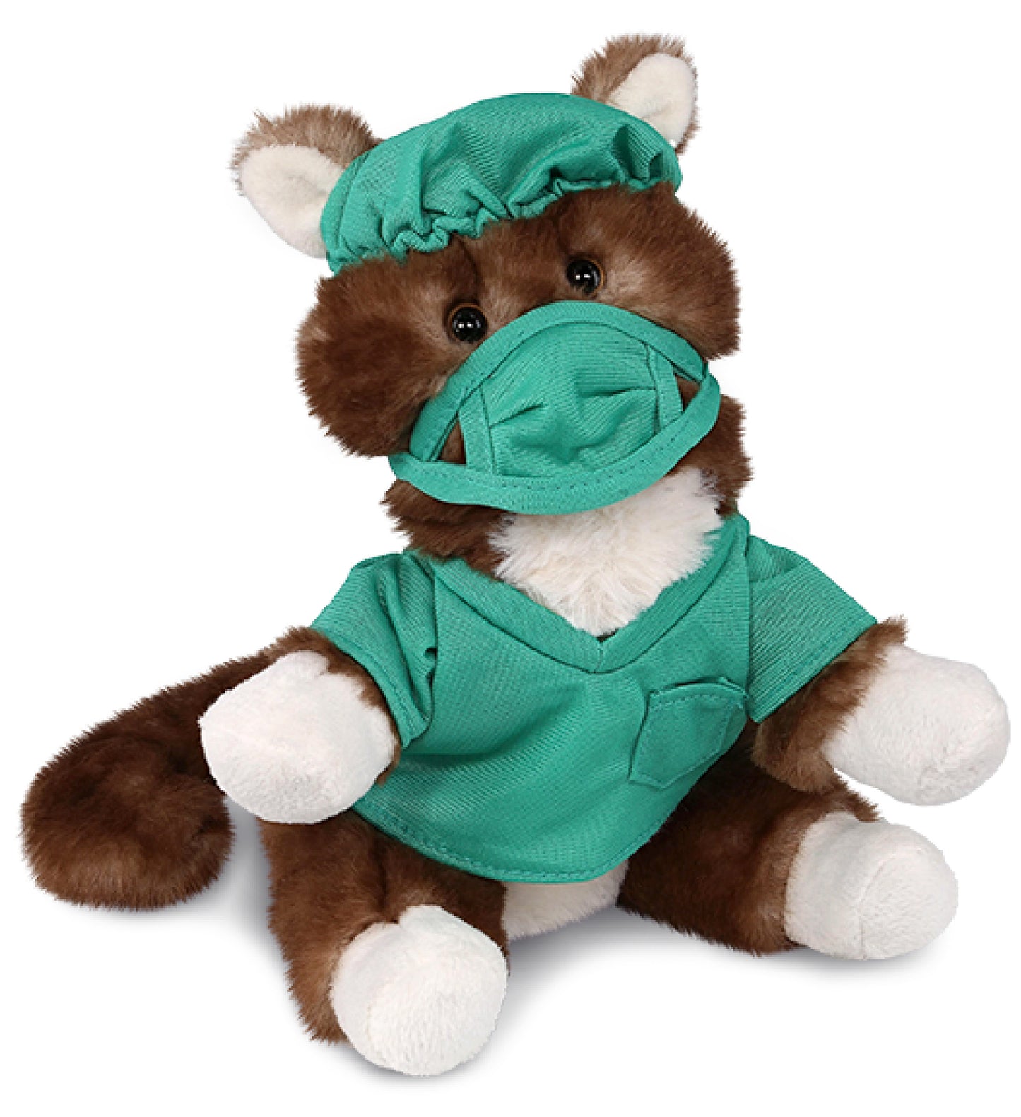 PLUSH DOCTOR - SUPER SOFT PLUSH - BROWN CAT