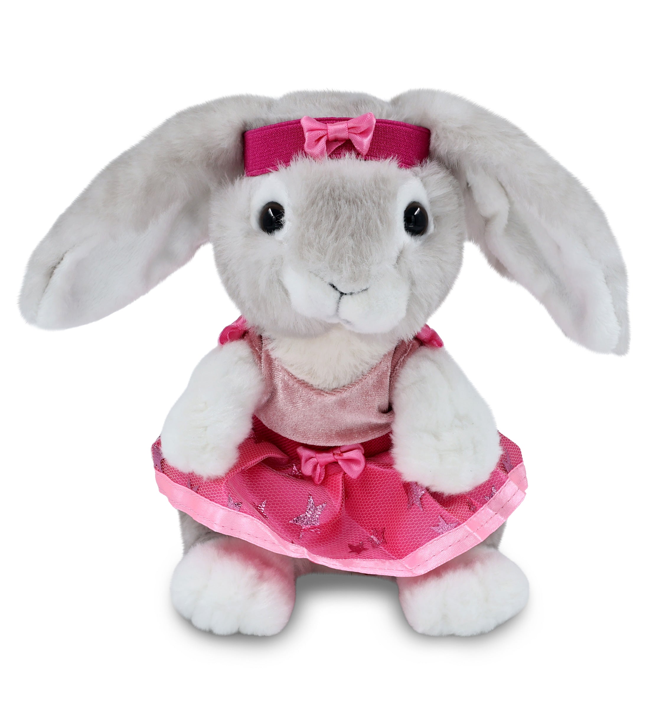 SUPER SOFT PLUSH - GREY RABBIT Ballerina