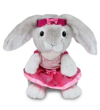 SUPER SOFT PLUSH - GREY RABBIT Ballerina