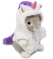 PLUSH UNICORN - SUPER SOFT PLUSH - GREY RABBIT