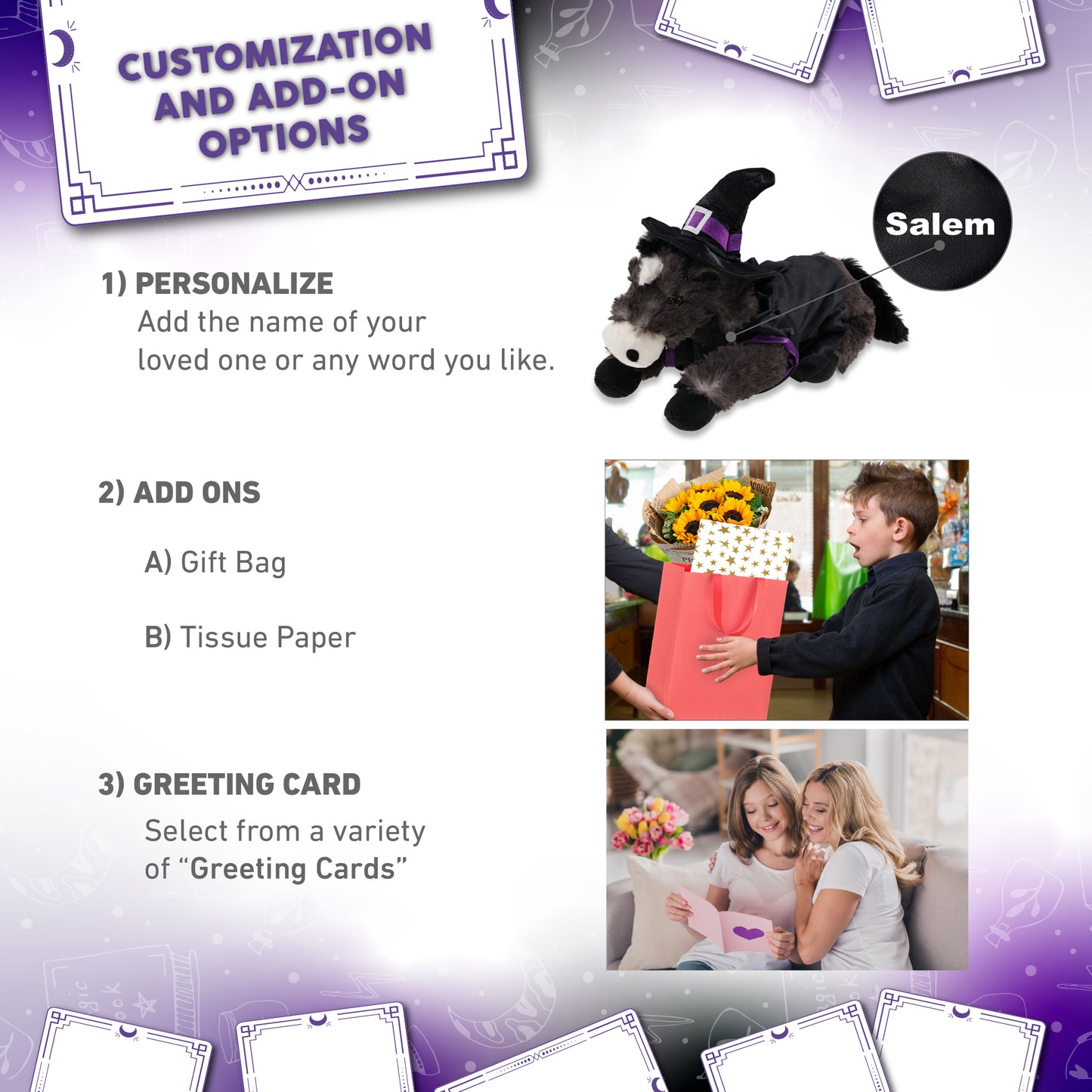 SUPER SOFT PLUSH - LYING BLACK HORSE WITCH