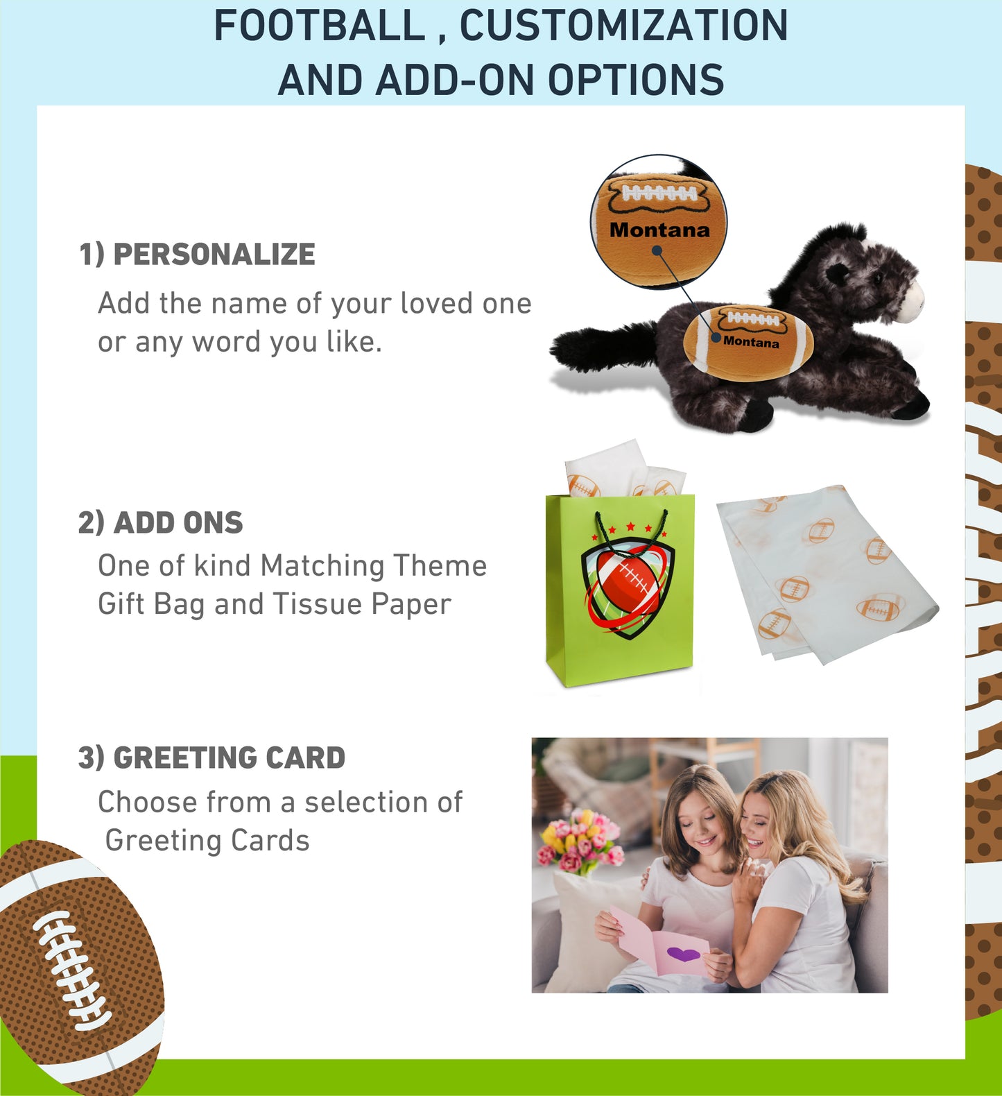 SUPER SOFT PLUSH - LYING BLACK HORSE WITH FOOTBALL PLUSH