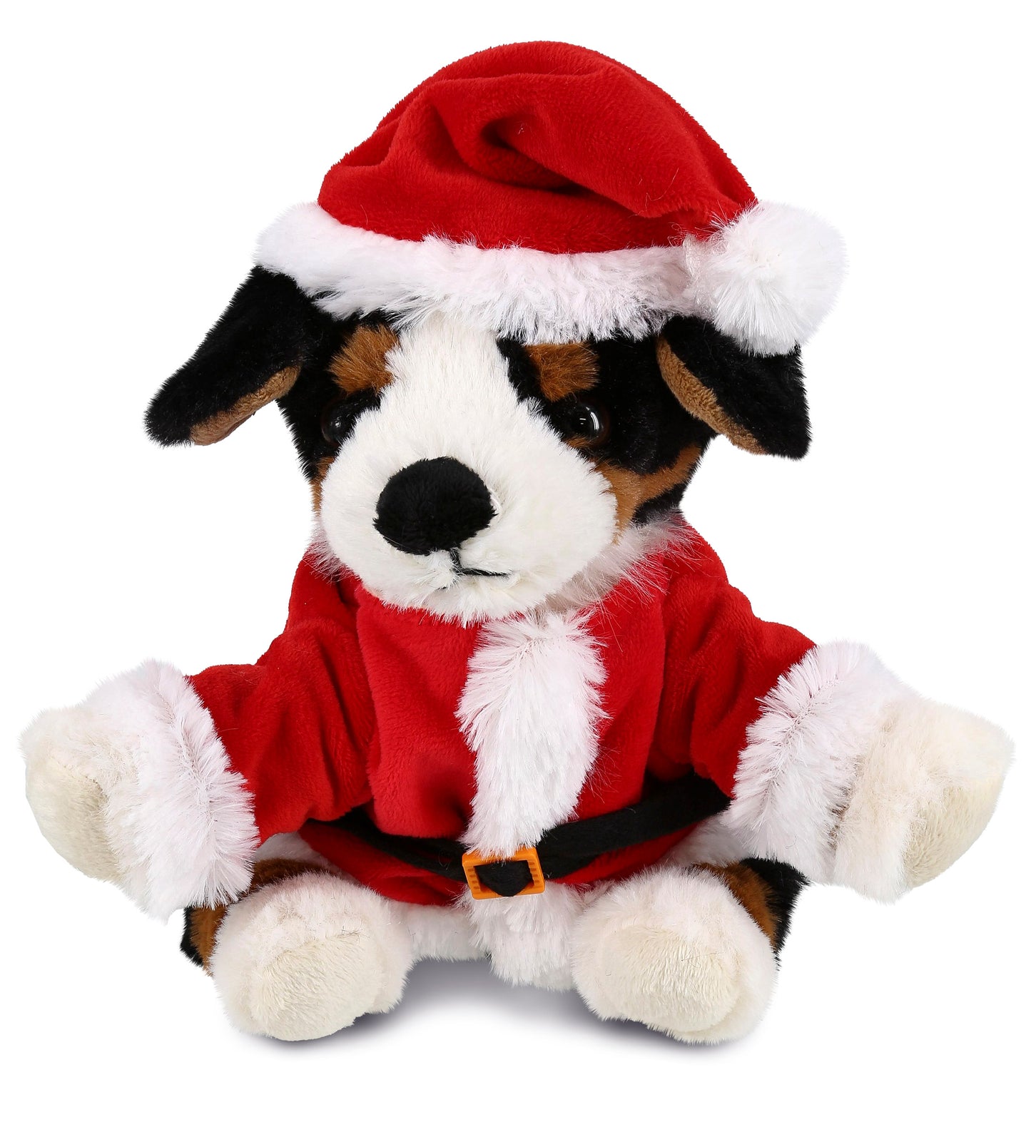 PLUSH SANTA - SUPER SOFT PLUSH - BERNESE DOG