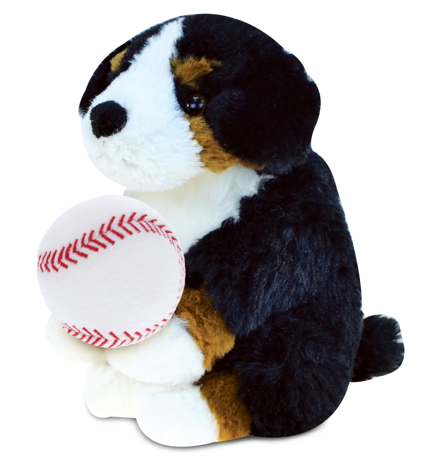 PLUSH BASEBALL - SUPER SOFT PLUSH - BERNESE DOG