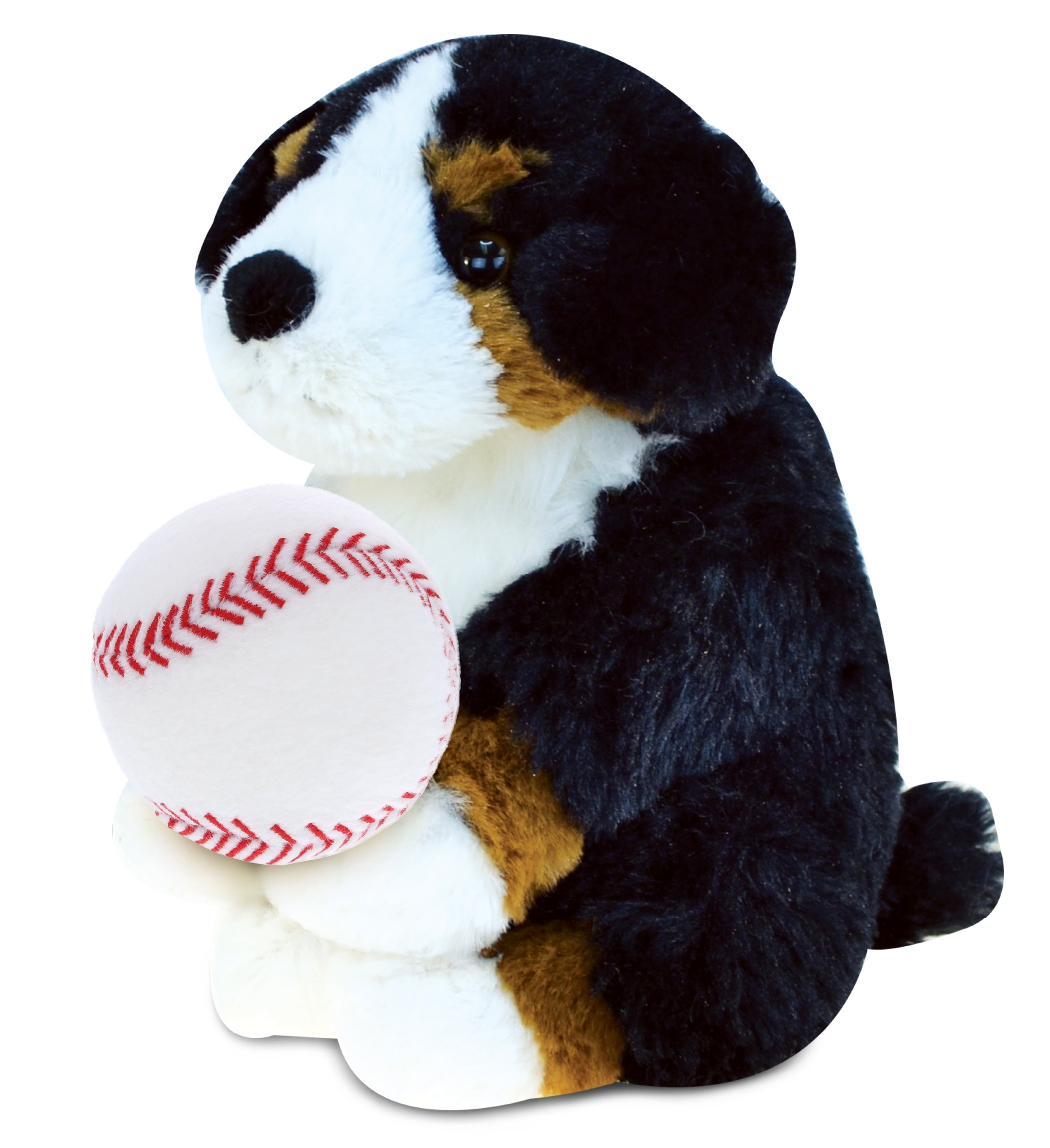 PLUSH BASEBALL - SUPER SOFT PLUSH - BERNESE DOG