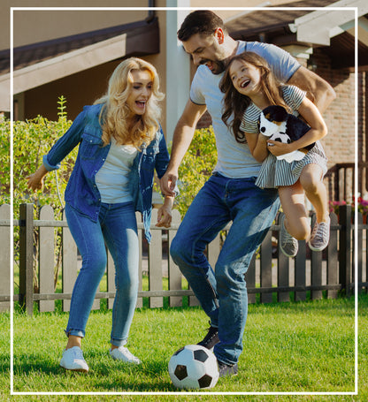 SUPER SOFT PLUSH - BERNESE DOG WITH SOCCER PLUSH