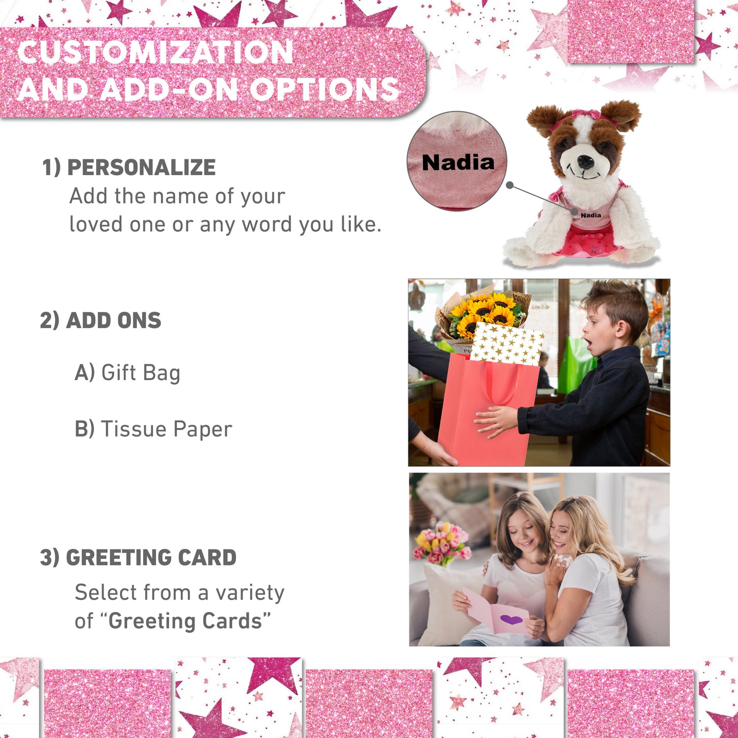 SUPER SOFT PLUSH - ST. BERNARD DOG WITH BALLERINA DRESS UP