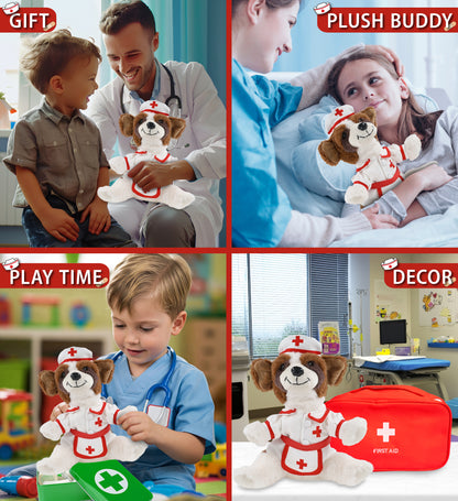 SUPER SOFT PLUSH - ST. BERNARD DOG NURSE
