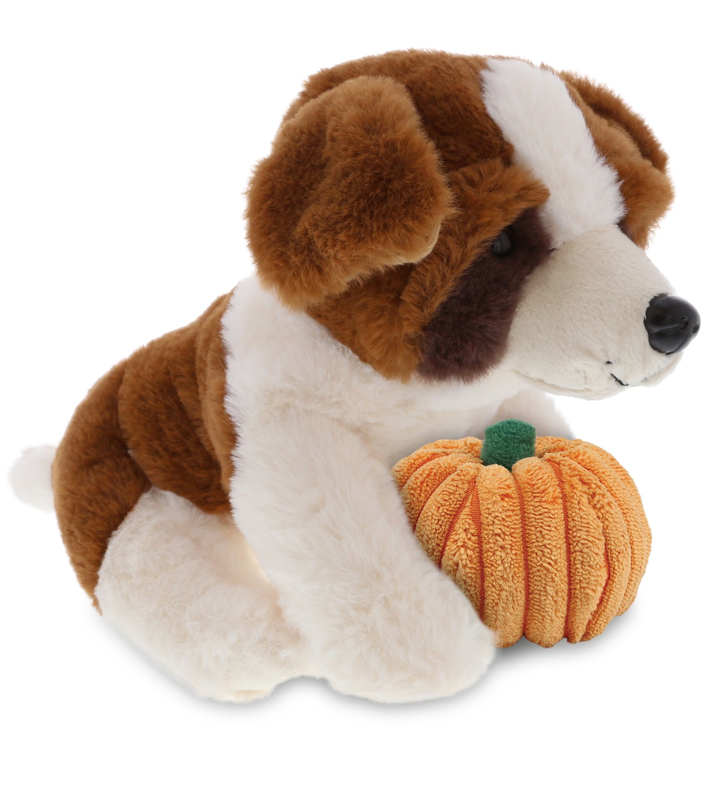 PLUSH PUMPKIN - SUPER SOFT PLUSH - ST. BERNARD DOG