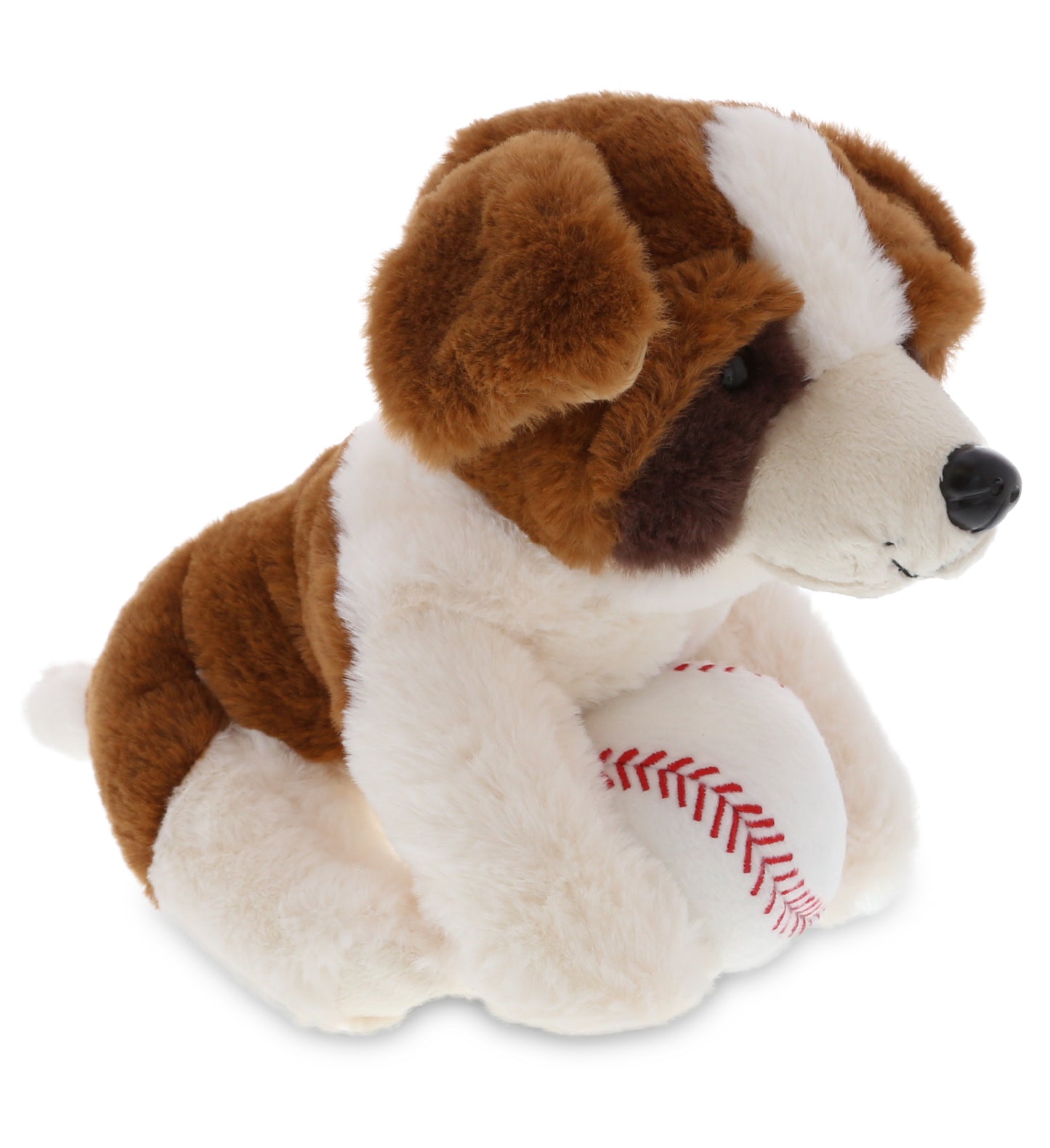 PLUSH BASEBALL - SUPER SOFT PLUSH - ST. BERNARD DOG