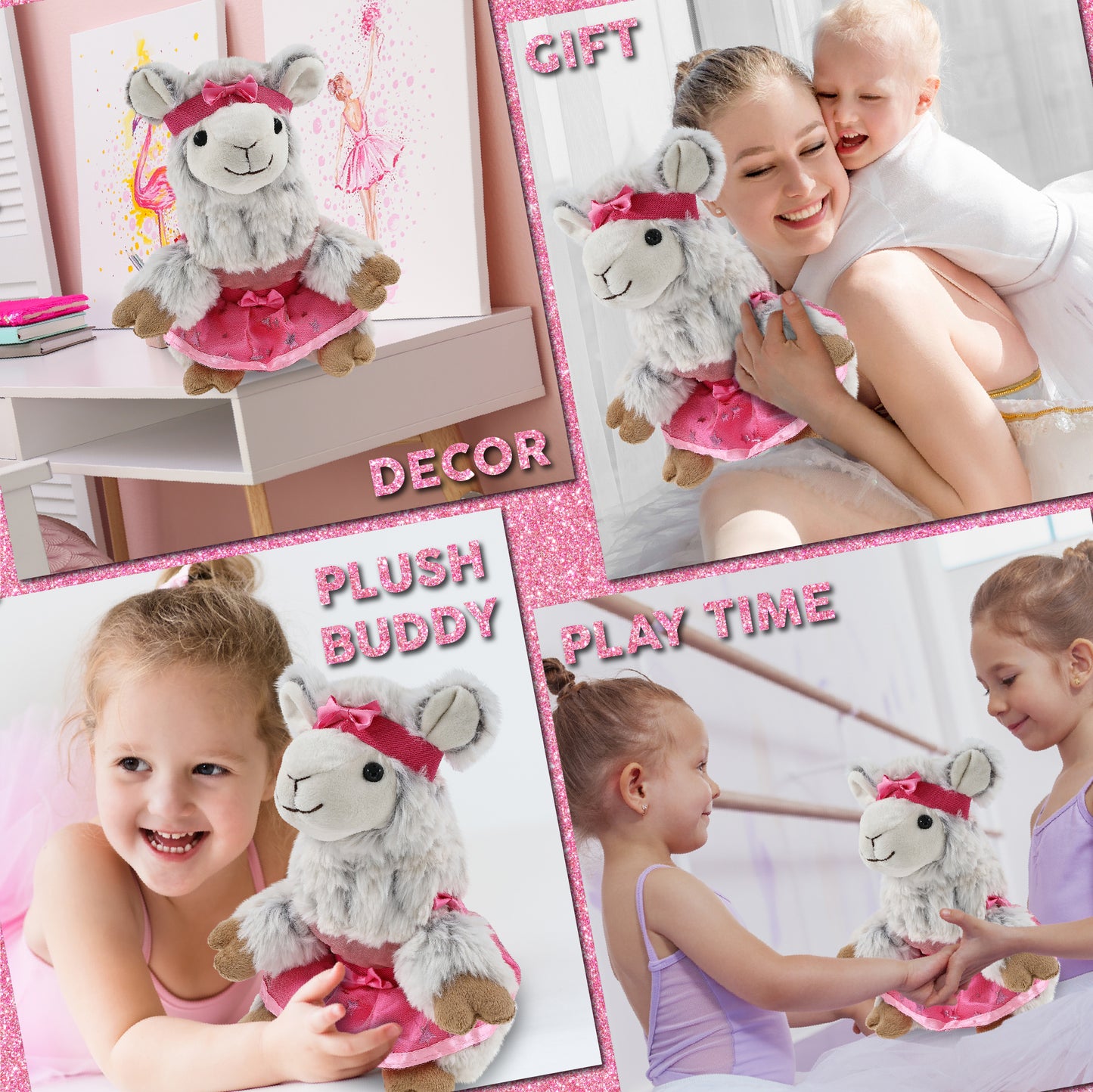 SUPER SOFT PLUSH - SQUAT SHEEP BALLERINA