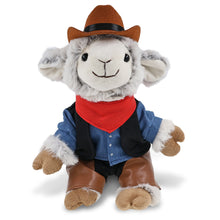 SUPER SOFT PLUSH - SQUAT SHEEP COWBOY DRESS UP