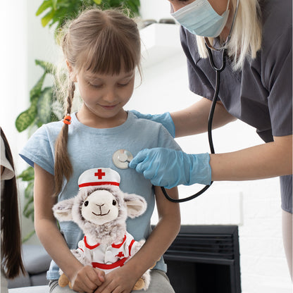 SUPER SOFT PLUSH - SQUAT SHEEP NURSE