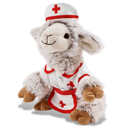 SUPER SOFT PLUSH - SQUAT SHEEP NURSE