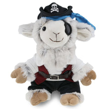 SUPER SOFT PLUSH - SQUAT SHEEP PIRATE DRESS UP