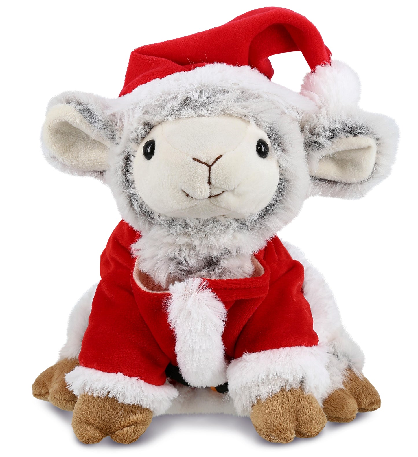PLUSH SANTA - SUPER SOFT PLUSH - SQUAT SHEEP