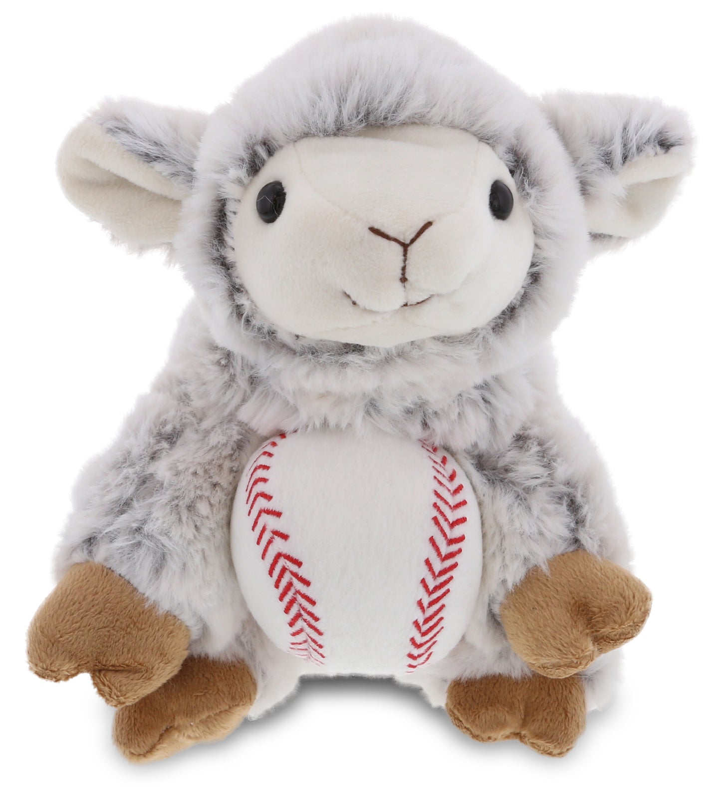 PLUSH BASEBALL - SUPER SOFT PLUSH - SQUAT SHEEP