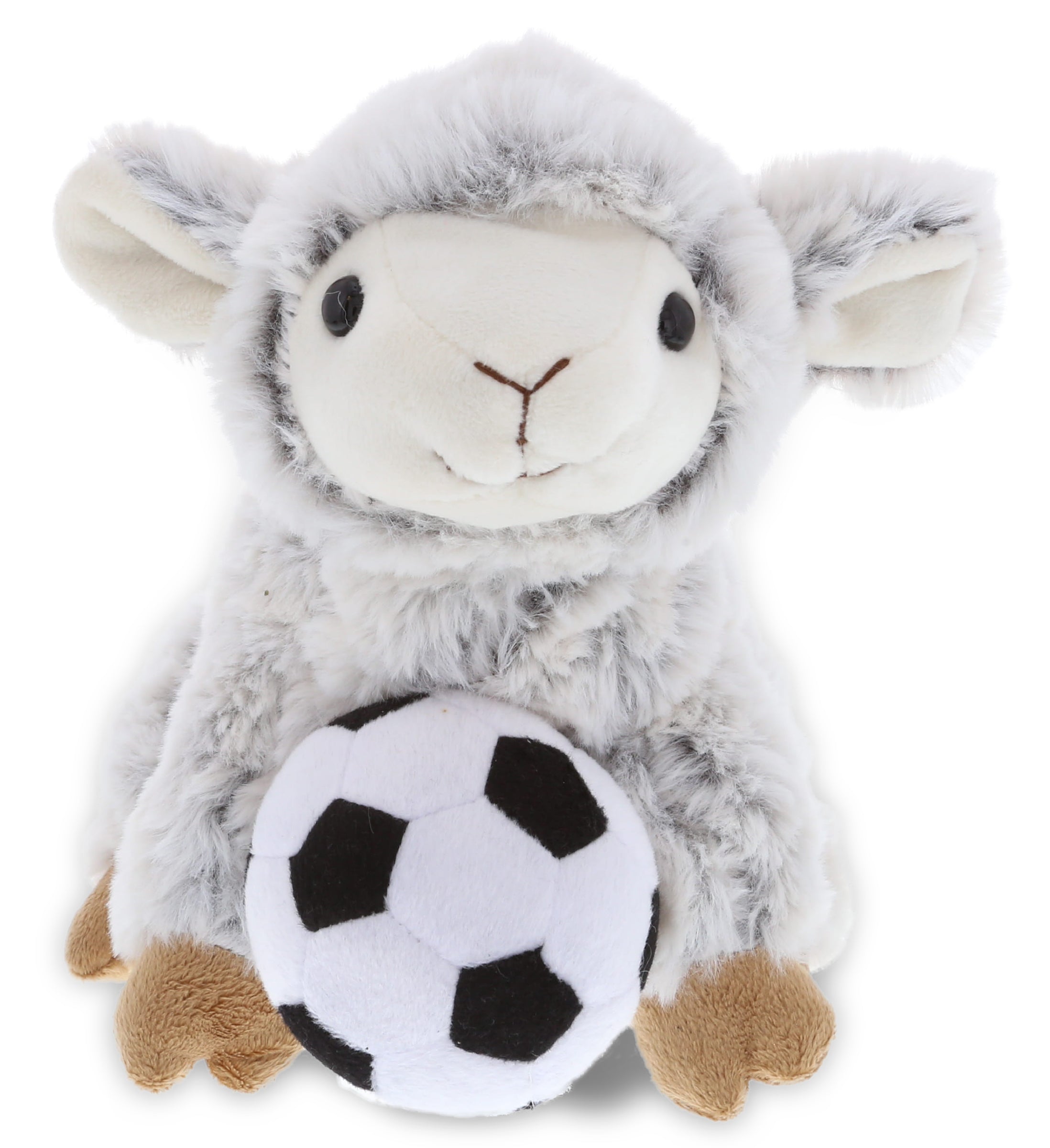 PLUSH SOCCER BALL - SUPER SOFT PLUSH - SQUAT SHEEP