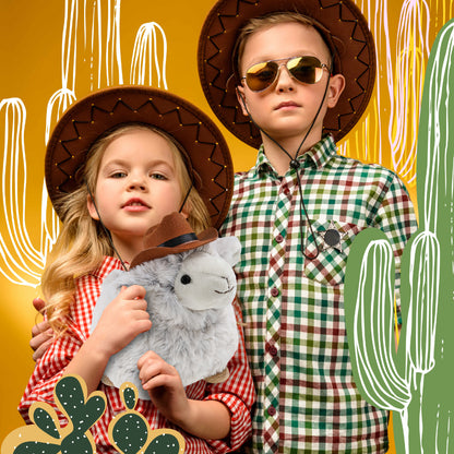 SUPER SOFT PLUSH - SHEEP COWBOY DRESS UP