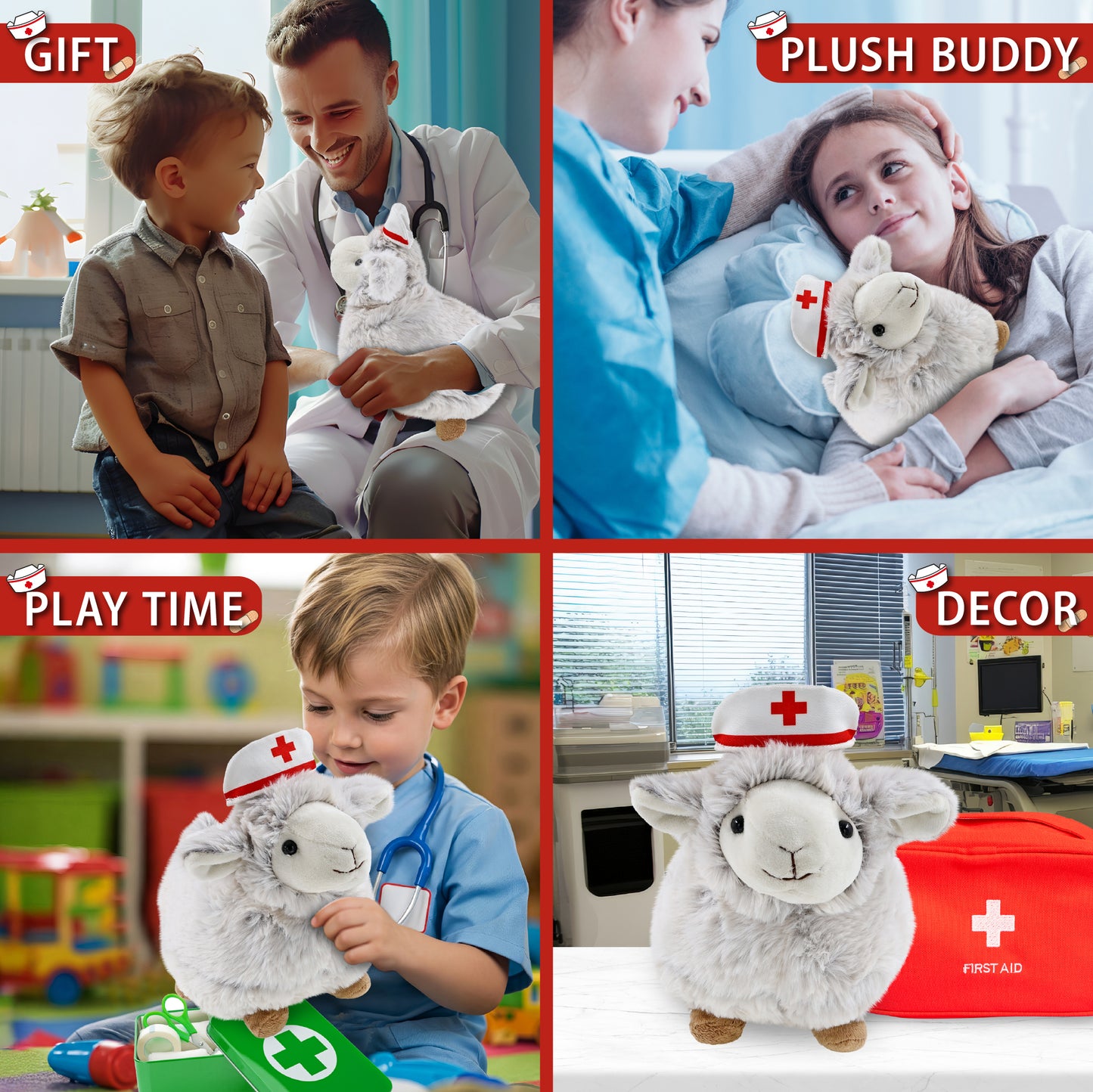 SUPER SOFT PLUSH - SHEEP NURSE