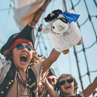 SUPER SOFT PLUSH - SHEEP PIRATE DRESS UP