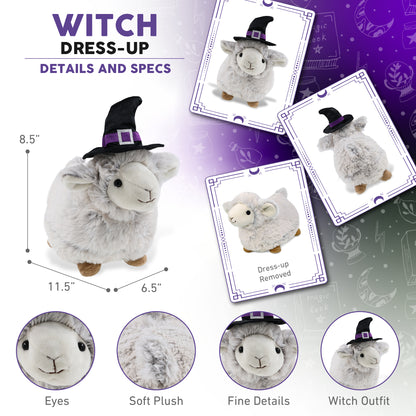 SUPER SOFT PLUSH - SHEEP WITCH DRESS UP
