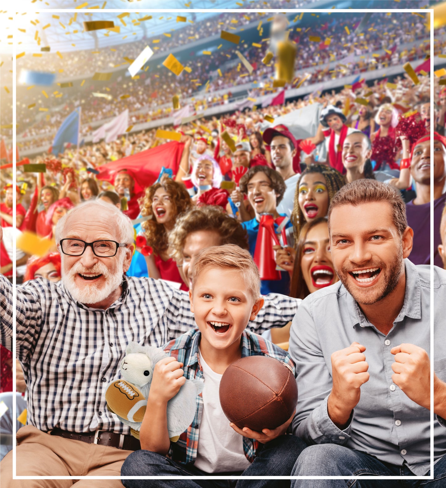 SUPER SOFT PLUSH - SHEEP WITH FOOTBALL PLUSH