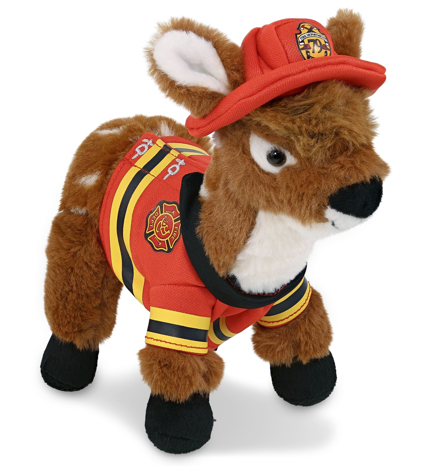 PLUSH FIREMAN - SUPER SOFT PLUSH - STANDING DEER SMALL