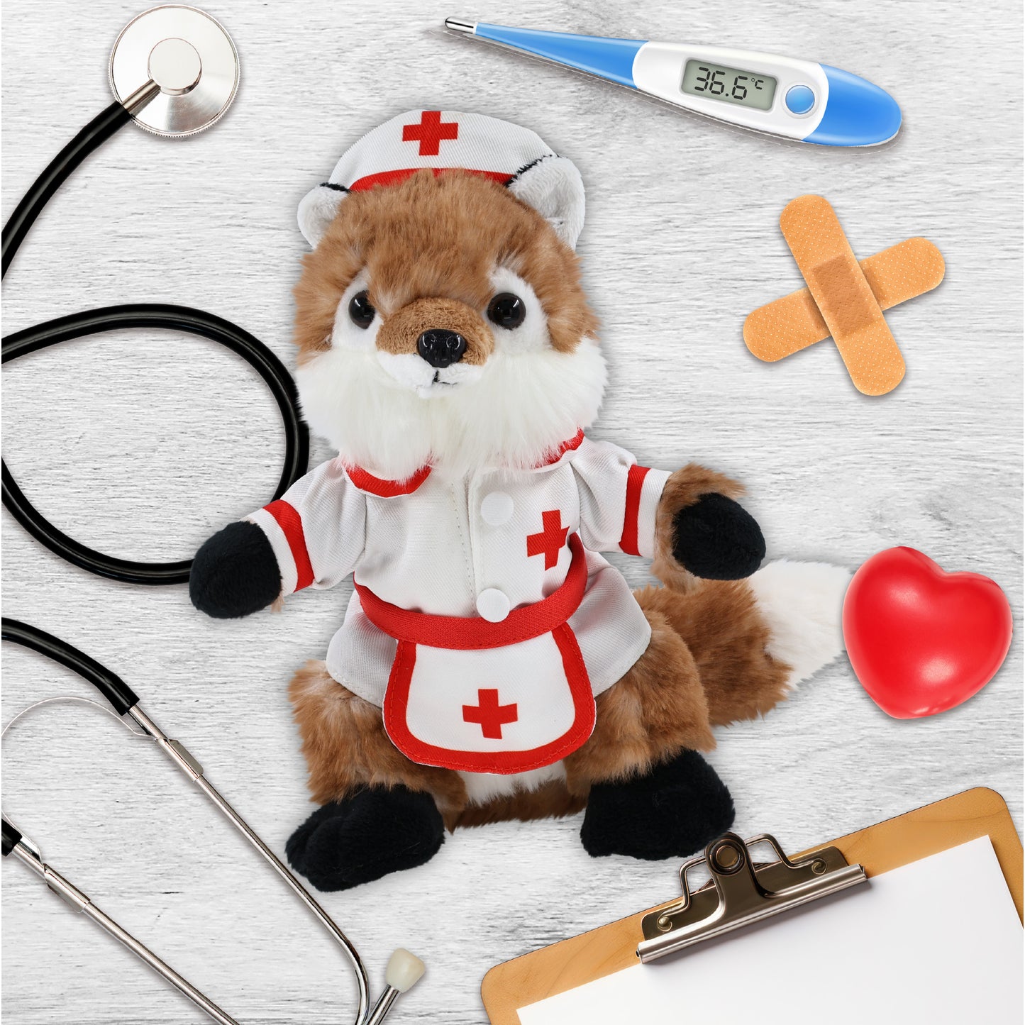 SUPER SOFT PLUSH - FOX NURSE