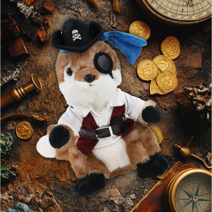 SUPER SOFT PLUSH - FOX PIRATE DRESS UP