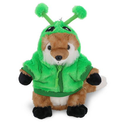 SUPER SOFT PLUSH - FOX WITH ALIEN SWEATER