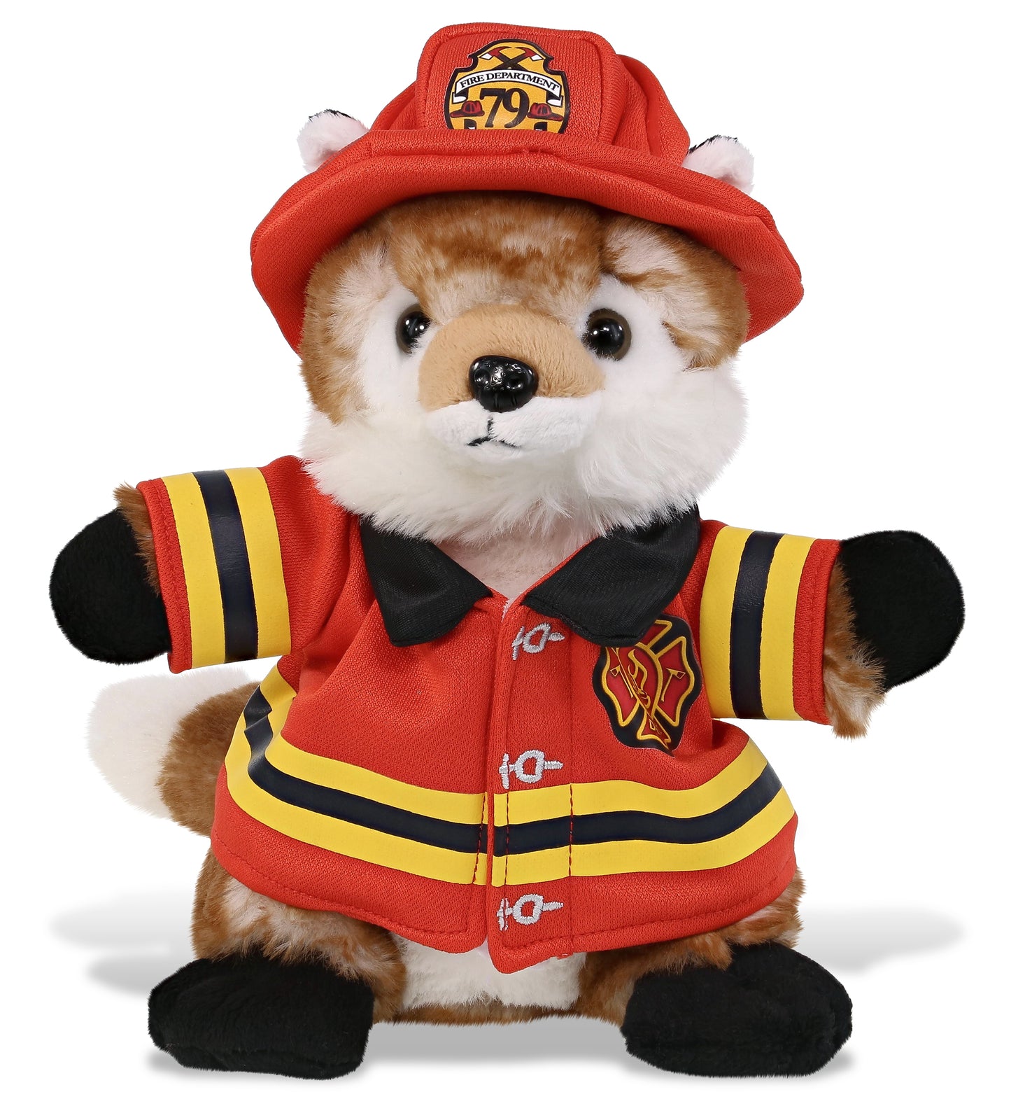 PLUSH FIREMAN - SUPER SOFT PLUSH - FOX