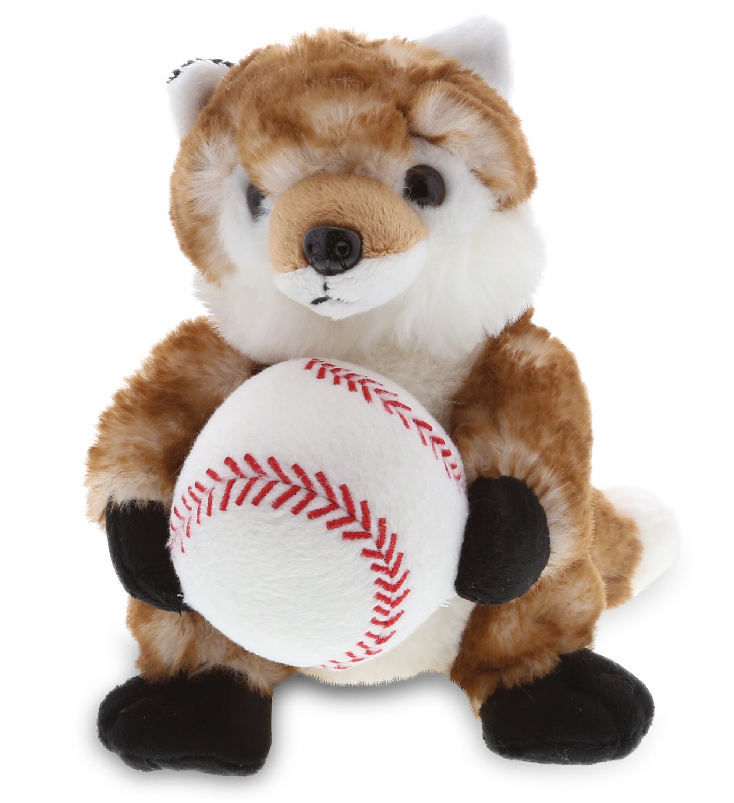 PLUSH BASEBALL - SUPER SOFT PLUSH - FOX