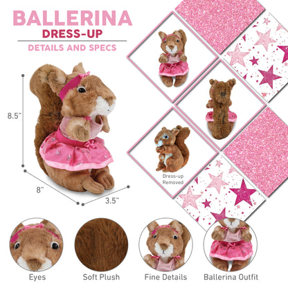 SUPER SOFT PLUSH - SQUIRREL Ballerina