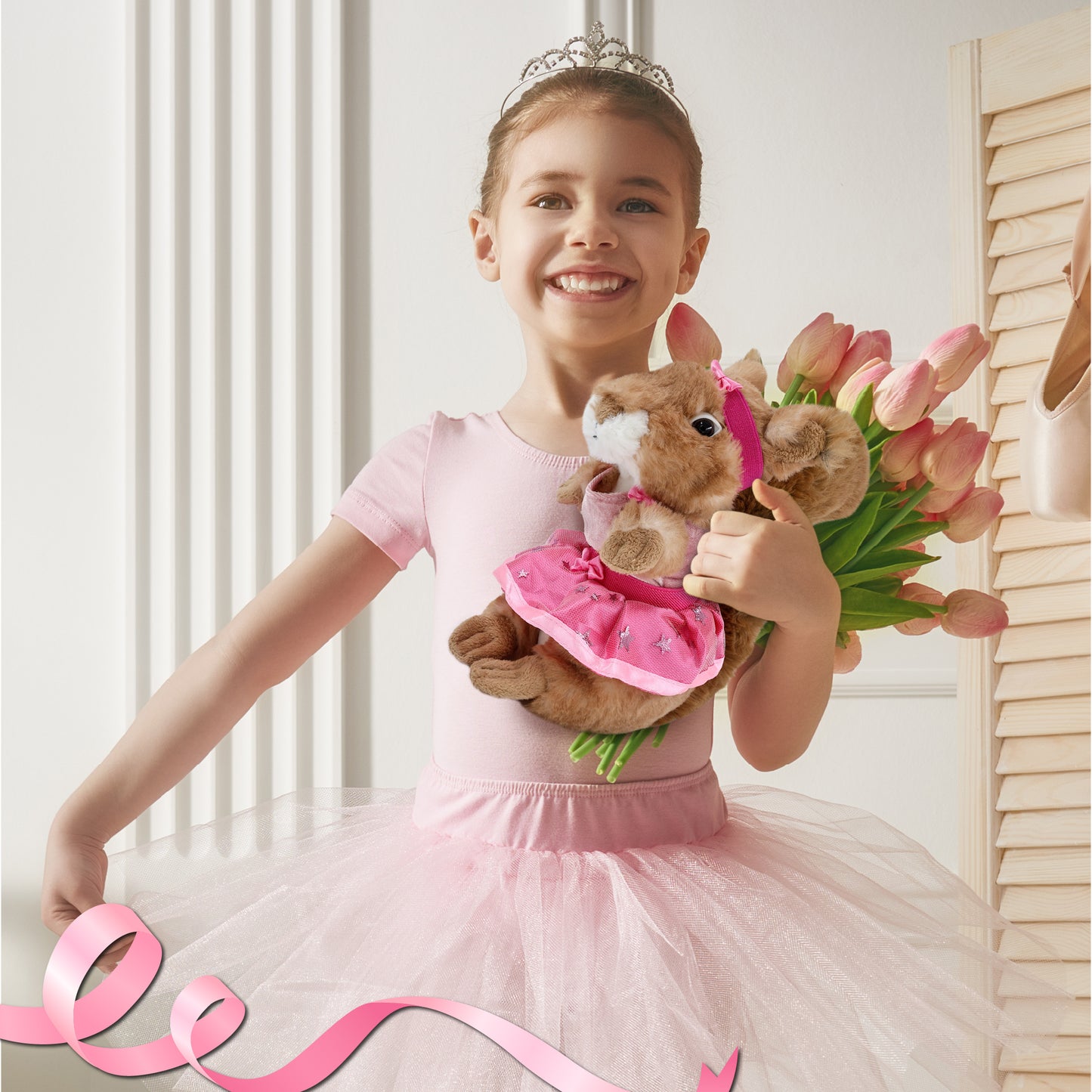 SUPER SOFT PLUSH - SQUIRREL Ballerina
