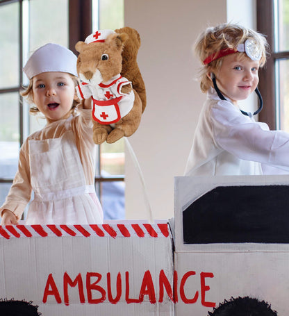 SUPER SOFT PLUSH - SQUIRREL NURSE DRESS UP