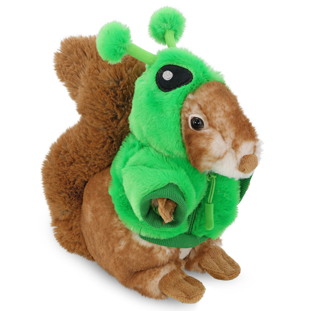 SUPER SOFT PLUSH - SQUIRREL WITH ALIEN SWEATER