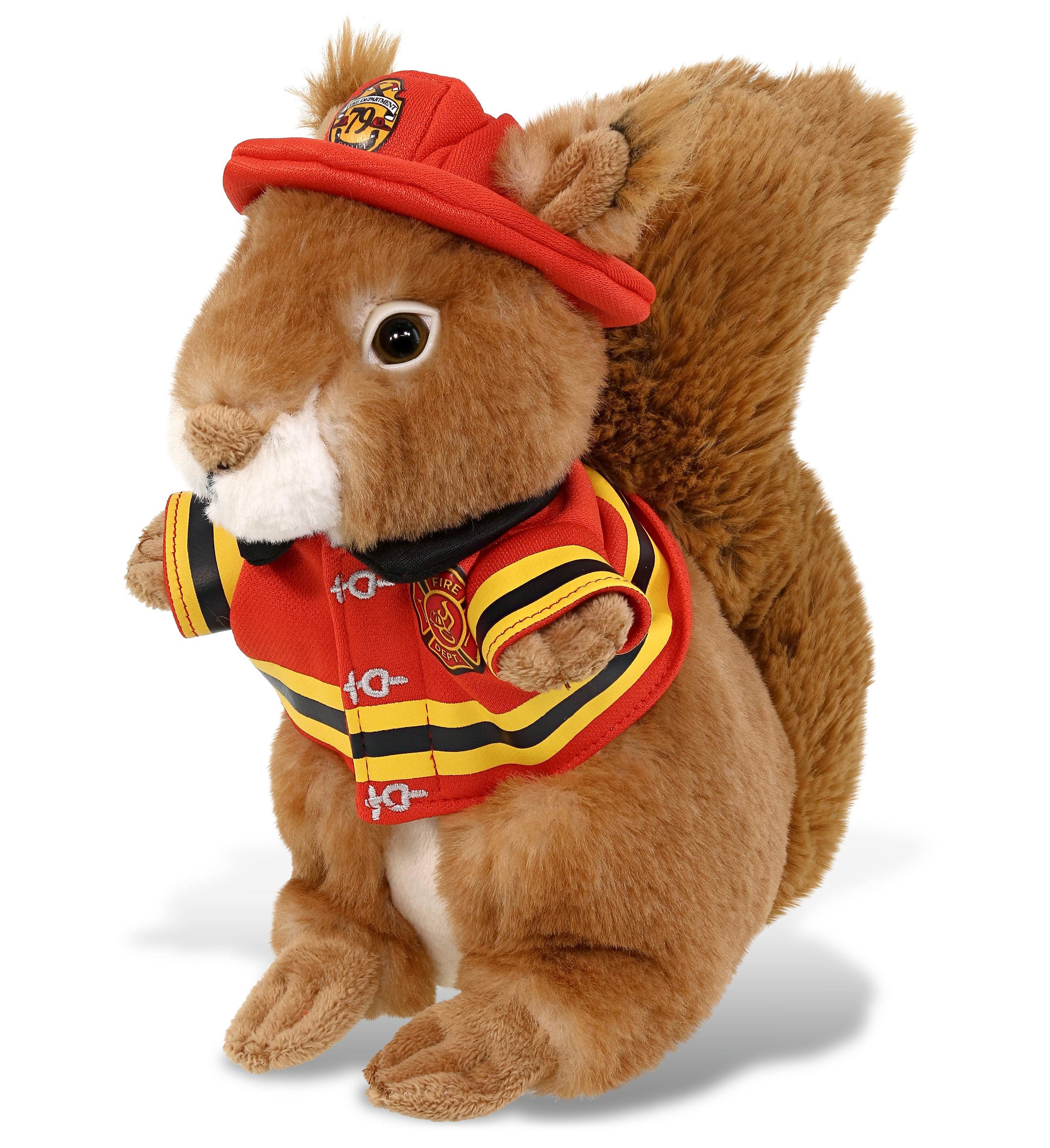 PLUSH FIREMAN - SUPER SOFT PLUSH - SQUIRREL