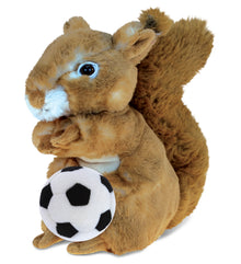 SUPER SOFT PLUSH - SQUIRREL WITH SOCCER PLUSH