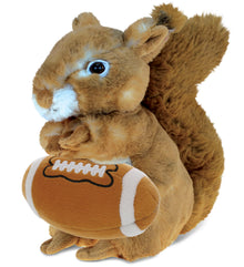 SUPER SOFT PLUSH - SQUIRREL WITH FOOTBALL PLUSH
