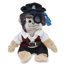 SUPER SOFT PLUSH - SQUIRREL MONKEY PIRATE DRESS UP