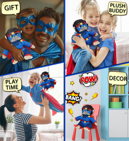 SUPER SOFT PLUSH - SQUIRREL MONKEY SUPER HERO