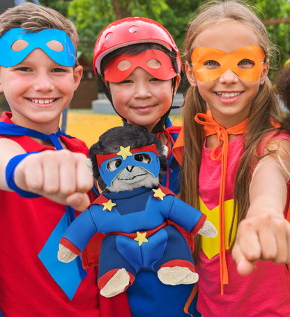 SUPER SOFT PLUSH - SQUIRREL MONKEY SUPER HERO