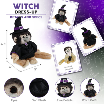 SUPER SOFT PLUSH - SQUIRREL MONKEY WITCH